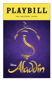 Playbill Aladdin