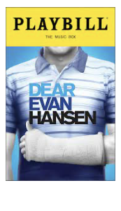 Playbill Dear Evan Hansen