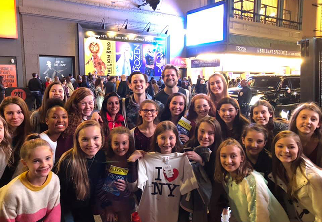 EPT Magic of Broadway Experience Group Shot I Love NY