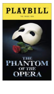 Playbill Phantom of the Opera